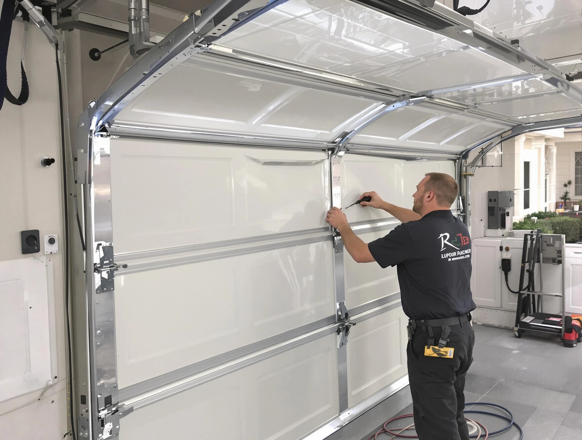 West Pleasant View Garage Door Repair professional performing panel repair in West Pleasant View