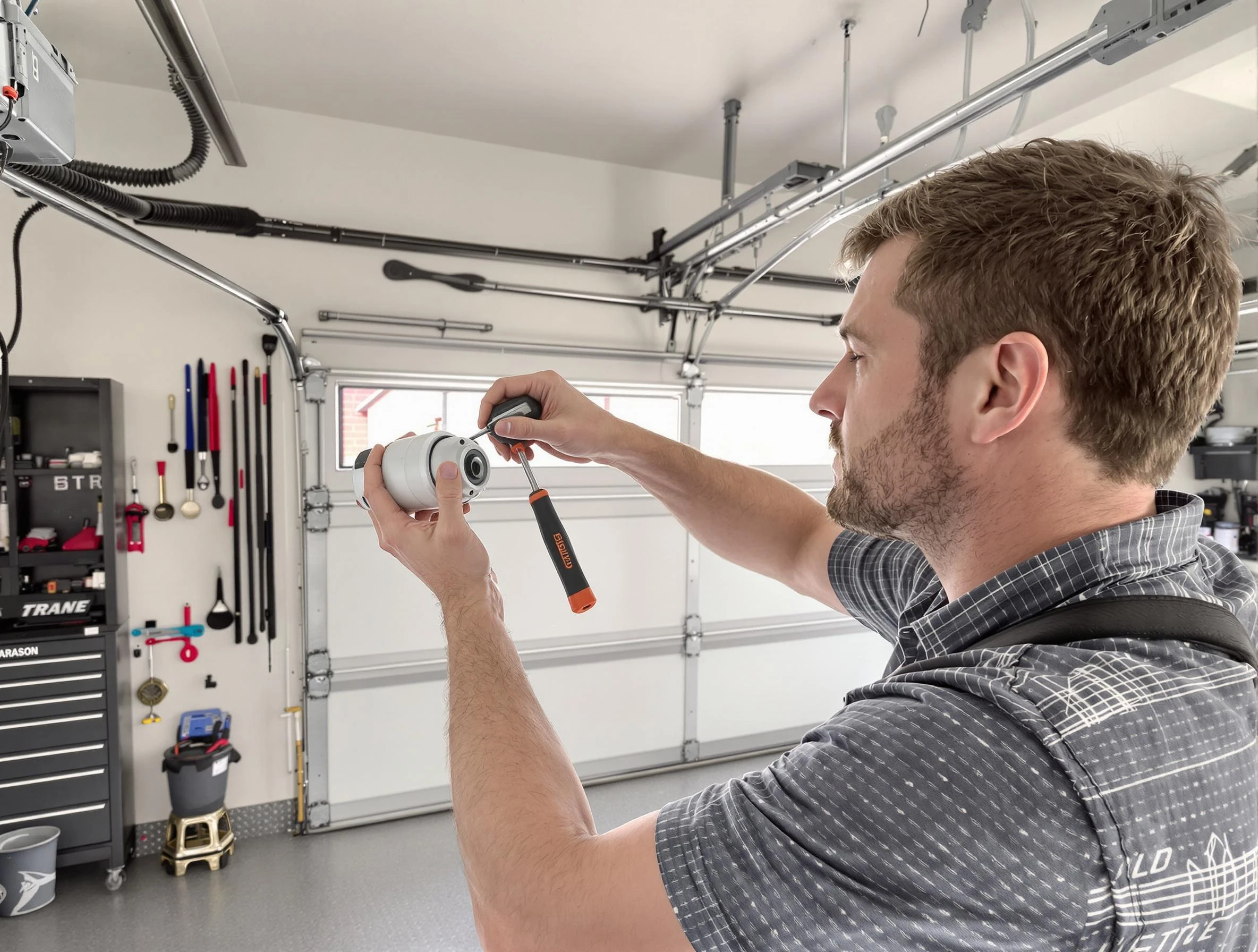 Garage door opener repair service by West Pleasant View Garage Door Repair in West Pleasant View