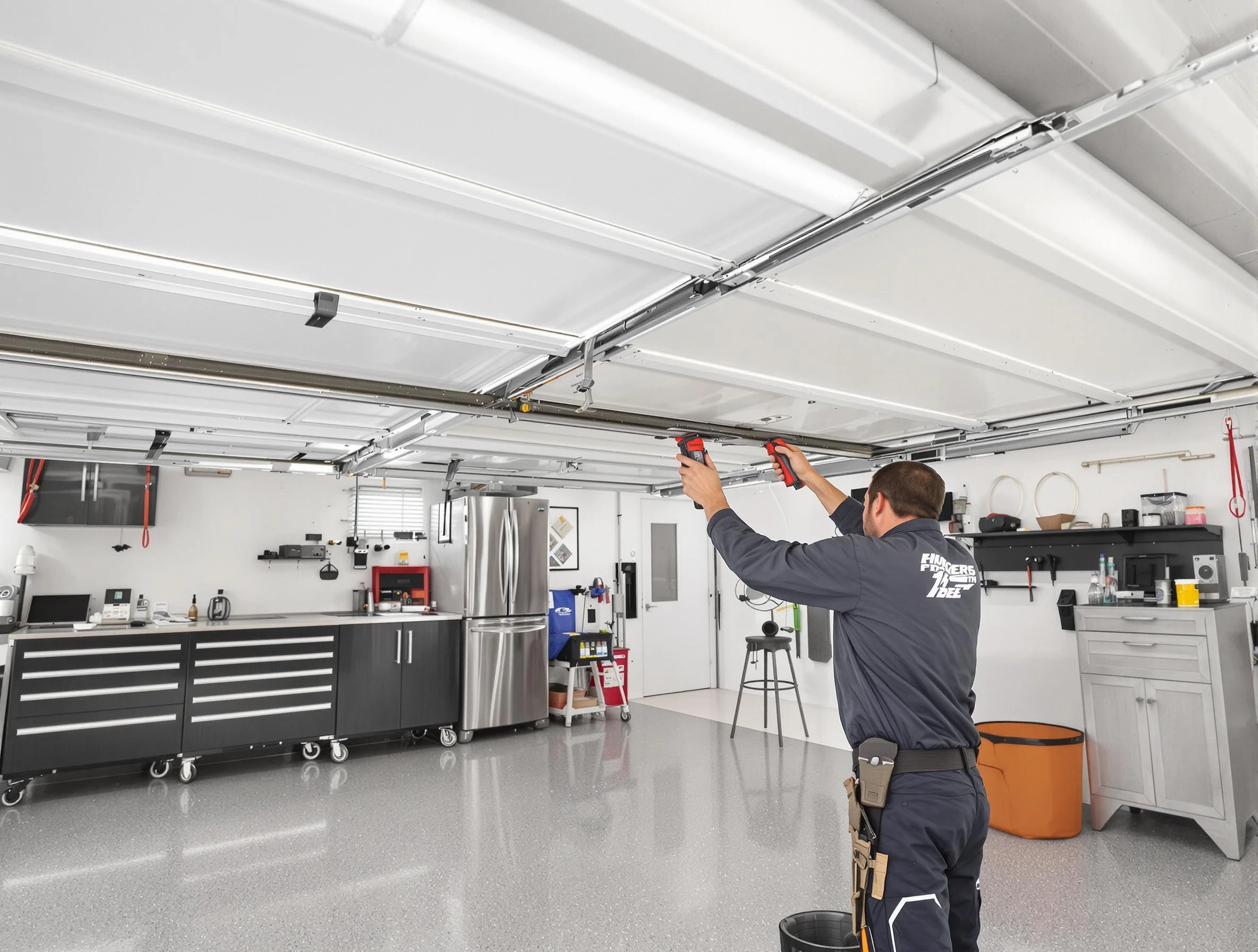 Overhead garage door repair service by West Pleasant View Garage Door Repair in West Pleasant View